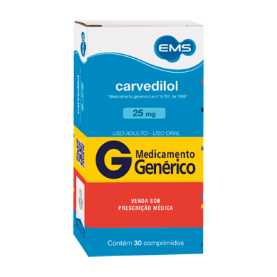 Carvedilol 25Mg 30Cpr Gen.ems