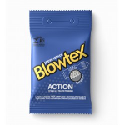 Preservativo Blowtex Action Texturizado 6Un
