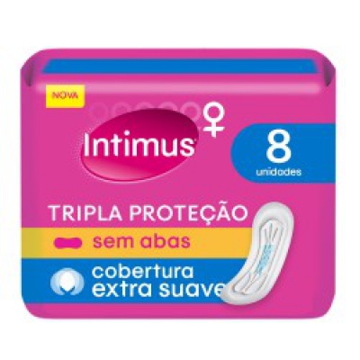 Absorvente Intimus Tripla Proteção Extra Suave 8Un