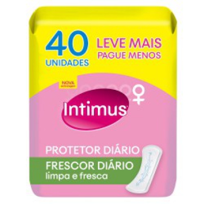 Absorvente Intimus Days Leve40 Pague35Un Com Perfume Sem Aba