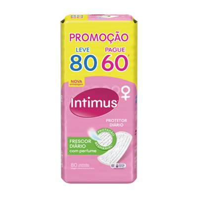 Absorvente Intimus Days Leve80 Pague70Un Com Perfume Sem Aba