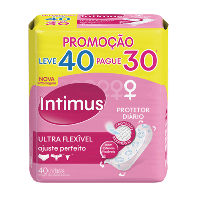 Absorvente Intimus Days Flex Leve40 Pague30Un Sem Abas