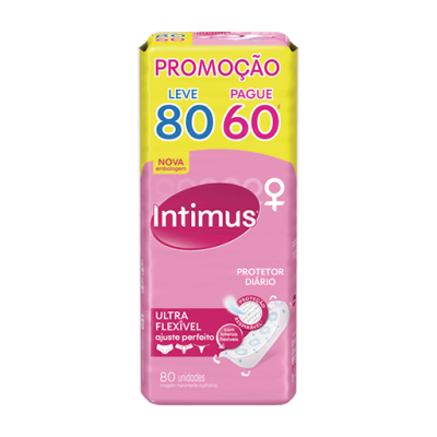 Absorvente Intimus Days Flex Leve80 Pague60Un Sem Abas