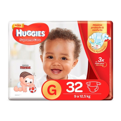 Fralda Huggies Supreme Care Mega G 32Un