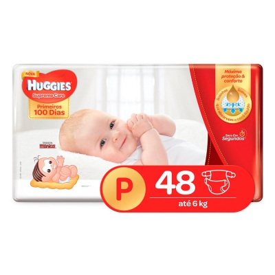 Fralda Huggies Supreme Care Mega P 48Un