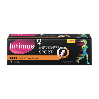 Absorvente Interno Intimus Com Aplicador Super 8Un