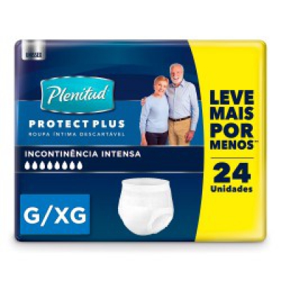 Roupa Íntima Plenitud Protect Plus Unissex G/xg 24Un