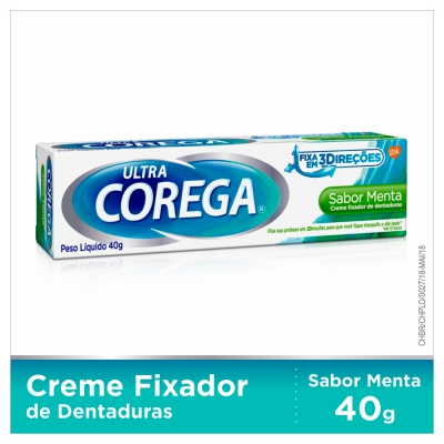 Corega Ultra Creme 40G Menta