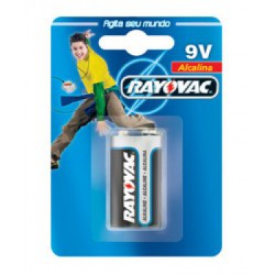 Bateria Rayovac Alcalina 9V