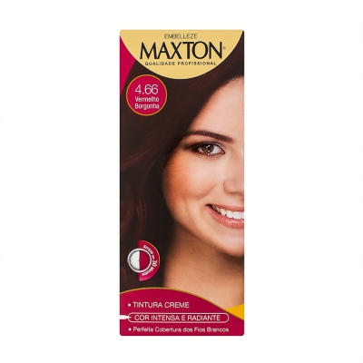 Tintura Maxton Pratica 4.66 Vermelho Borgonha