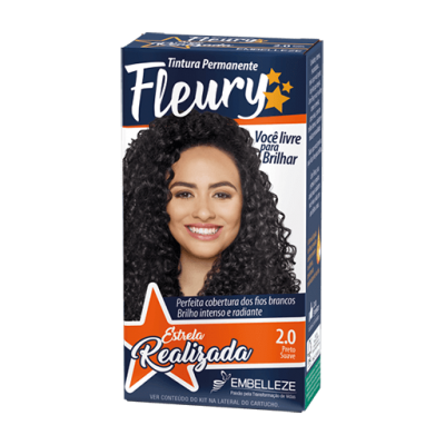 Tintura Fleury 2.0 Preto Suave