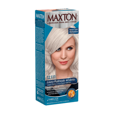 Tintura Maxton Pratica 12.111 Louro Platinado +Estrela