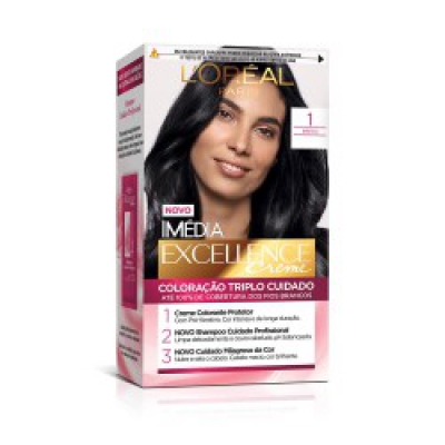 Tintura Loreal Imedia 1 Preto