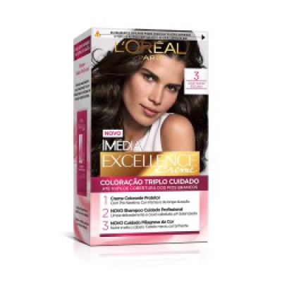 Tintura Loreal Imedia 3 Castanho Escuro
