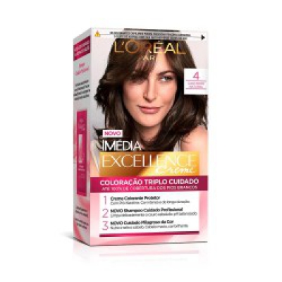 Tintura Loreal Imedia 4 Castanho Natural
