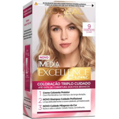 Tintura Loreal Imedia 9 Louro Muito Claro