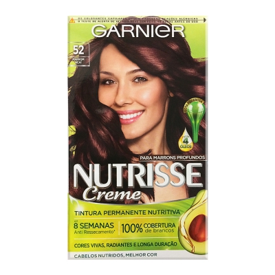 Tintura Garnier Nutrisse 52 Marrom Açaí