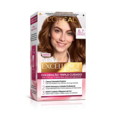 Tintura Loreal Imedia 6.7 Chocolate Puro
