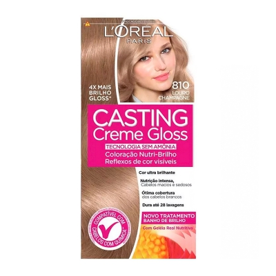 Tintura Loreal Casting Creme Gloss 810 Louro Pérola