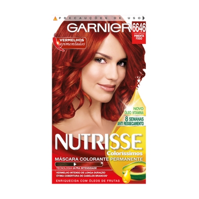 Tintura Garnier Nutrisse 6646 Loiro Escuro Acobreado Ultra