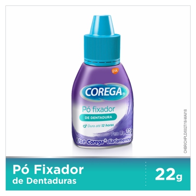 Corega Pó Fixador 12Horas 22G