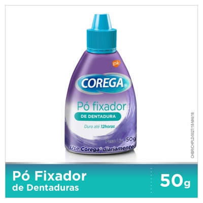 Corega Pó Fixador 12Horas 50G