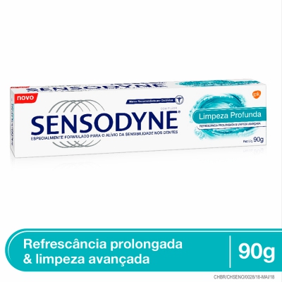 Creme Dental Sensodyne Limpeza Profunda 90G