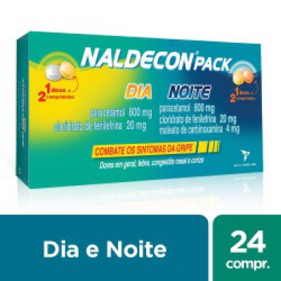 Naldecon Dia-Noite 24Cpr