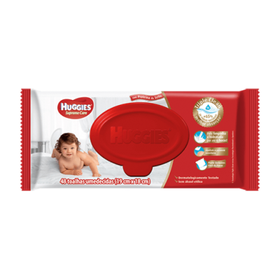 Lenço Umedecido Huggies Supreme Care 48Un
