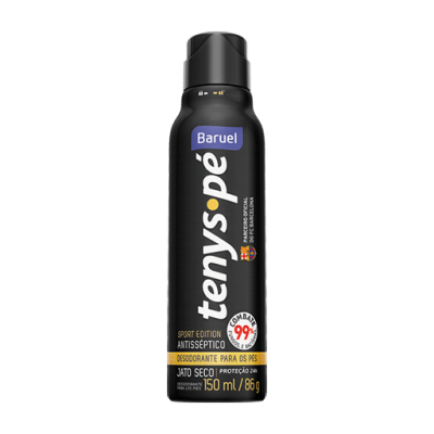 Tenys Pé Baruel Aero Jato Seco Sport Edition 150ML