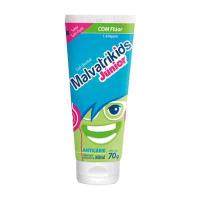 Malvatrikids Júnior Gel Dental 70G