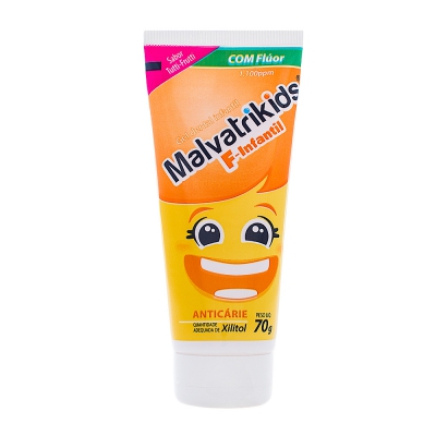 Malvatrikids Com Flúor Gel Dental 70G