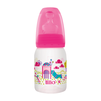 Mamadeira Lillo Divertida Rosa 120ML Ref614031