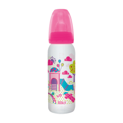Mamadeira Lillo Divertida Rosa 240ML 614331