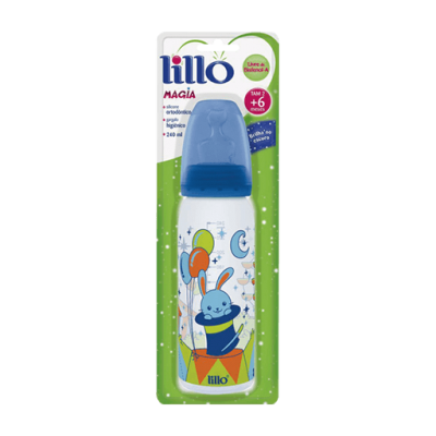 Mamadeira Lillo Mágia Azul 240ML Ref625521