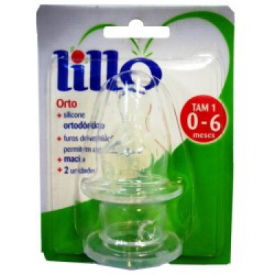 Bico Lillo Orto Número 1 Silicone 2Un Ref618600