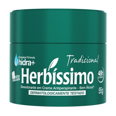 Desodorante Herbíssimo F Creme Tradicional 55G