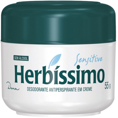 Desodorante Herbíssimo F Creme Sensitive 55G