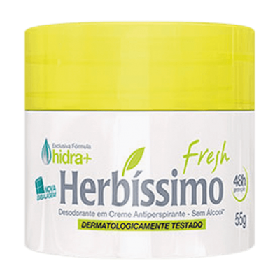 Desodorante Herbíssimo F Creme Fresh 55G