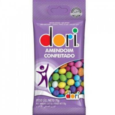 Amendoim Dori Colorido Confeitado 70G