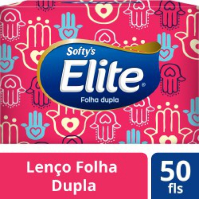 Lenço de Papel Elite 50 Folhas