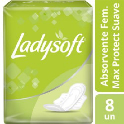 Absorvente Ladysoft Normal Suave 8Un Com Abas