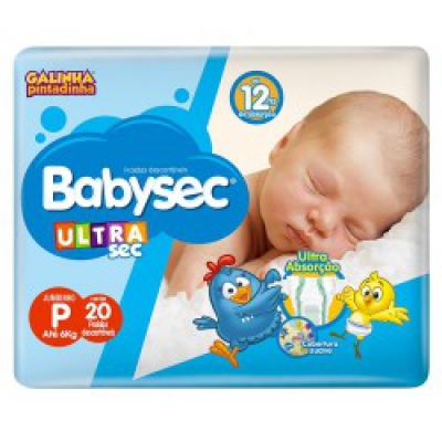 Fralda Babysec Ultra Jumbinho P 20Un