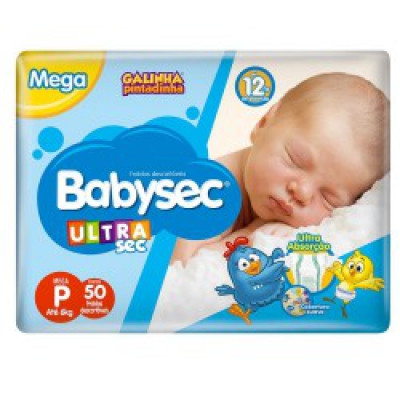Fralda Babysec Ultra Mega P 42Un