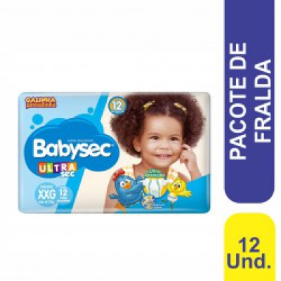 Fralda Babysec Ultra Jumbinho Xxg 12Un