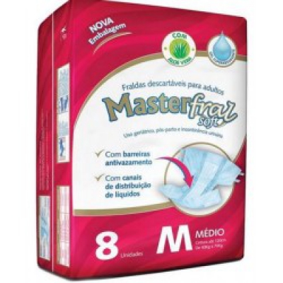 Fralda Masterfral Confort M 8Un (Fp)