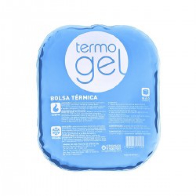 Bolsa Térmica Termogel Cristal Azul Retangular