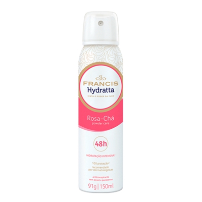 Desodorante Francis F Aero Hydratta Rosa Chá 150ML