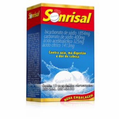 Sonrisal Efervecente Sem Sabor 5X2Env