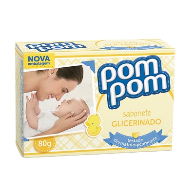 Sabonete Pompom Glicerinado 70G